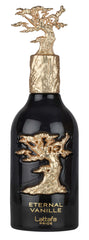 Lattafa Eternal Vanille label detail highlighting perfumer credit and fragrance name, aids recognition