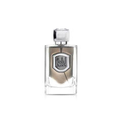 Lattafa Liam Grey front bottle showing elegant design and gifting appeal