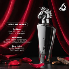 Close-up of citrus and mint top notes, Lattafa showcases fresh opening and vibrancy benefit