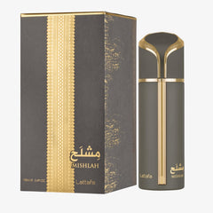 Lattafa Mishlah front packaging showing elegant bottle and box, highlighting premium gift appeal