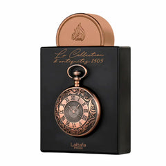 Lattafa Pride front bottle showing label and elegant glass, suggests premium gifting