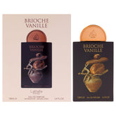 Lattafa Pride Brioche Vanille front bottle showing design and volume benefit