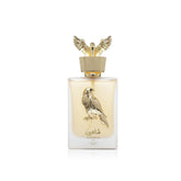 Lattafa Shaheen Gold bottle front view showing elegant packaging and luxury appeal