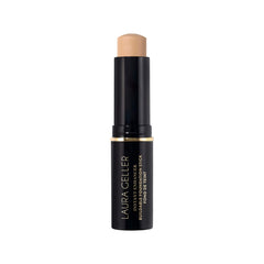LAURA GELLER NEW YORK front view of foundation stick shows sleek packaging and portability benefit