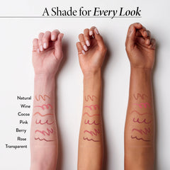 LAURA GELLER NEW YORK swatch texture demonstrating smooth glide and conditioning finish