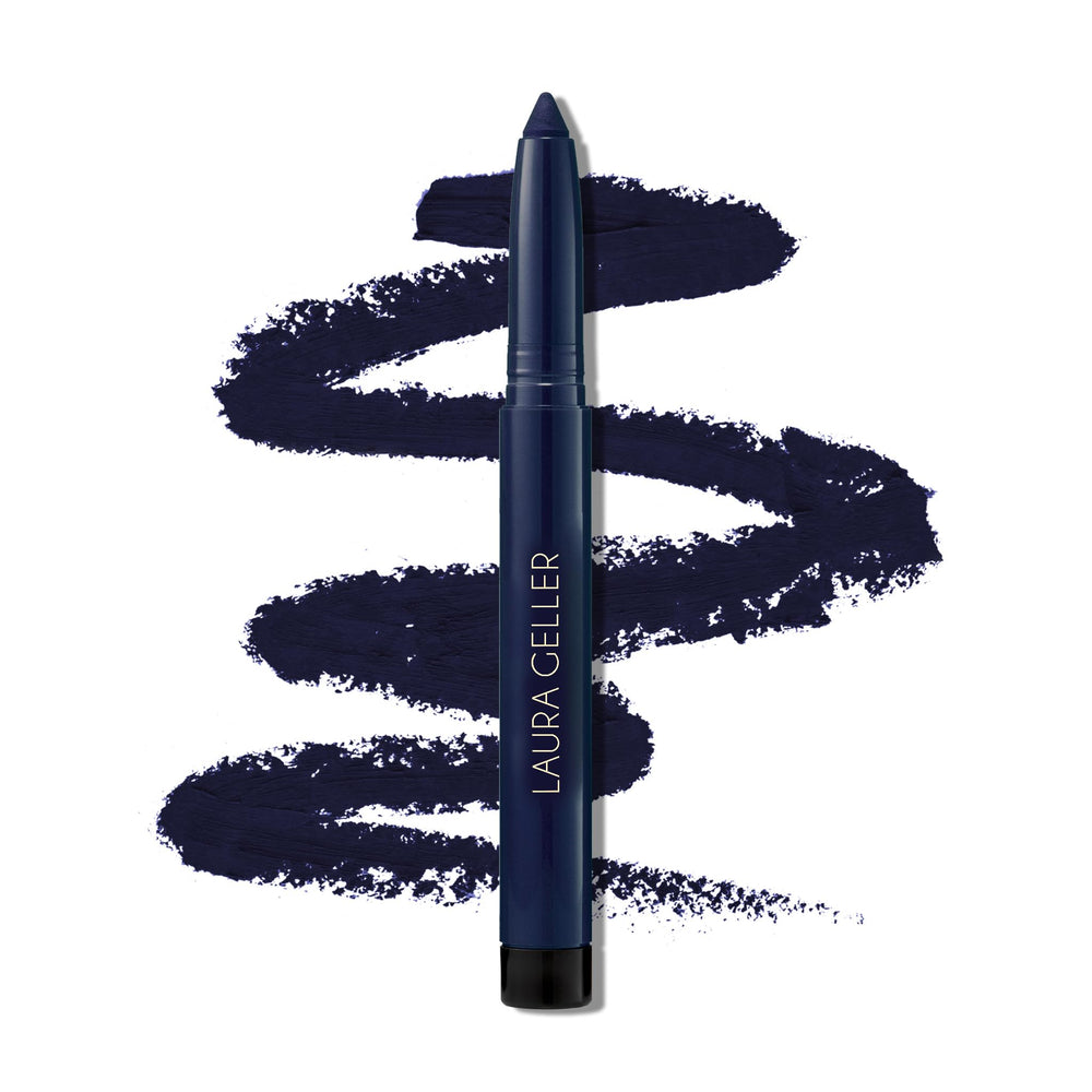 LAURA GELLER front view of midnight blue pencil shows rich color and sleek design