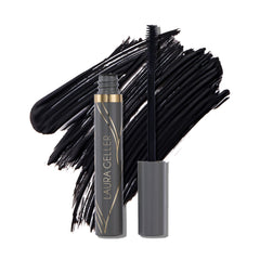 LAURA GELLER NEW YORK mascara tube front shows sleek packaging and easy grab