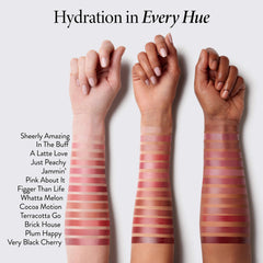 LAURA GELLER NEW YORK close-up of balm texture showing creamy buildable hydration