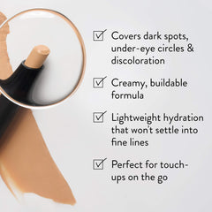 LAURA GELLER NEW YORK porcelain shade swiped on forearm for true color
