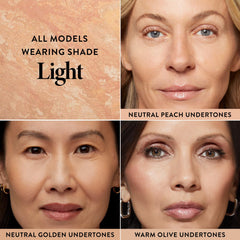 LAURA GELLER swatch on skin arm showing natural, color-correcting coverage
