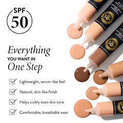 LAURA GELLER serum texture closeup demonstrating lightweight glide