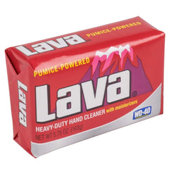 Lava pumice bar close-up of pumice texture demonstrating effective scrubbing power