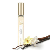 Lavanila Pure Vanilla front packaging showing travel roller, convenient and clean