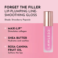 Lawless wand applicator close-up displaying smooth texture and easy application