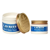 Layrite front packaging showing both 4.25 oz and 1.5 oz jars for convenience
