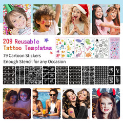 LCDGTJ reusable stencils array showing variety and easy application