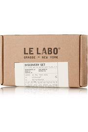 Le Labo discovery set kraft box with five sample vials, convenient for testing