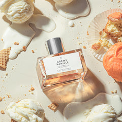 Le Monde Gourmand texture close-up conveying creamy gourmand scent impression