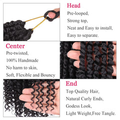 Leeven pre-looped end detail showing loop for quick crochet install benefit
