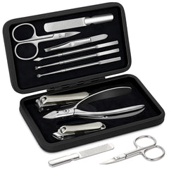 Leipple front view closed magnetic leather case showing compact protection and style