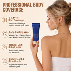 LELB application on arm showing fast coverage and natural finish benefit