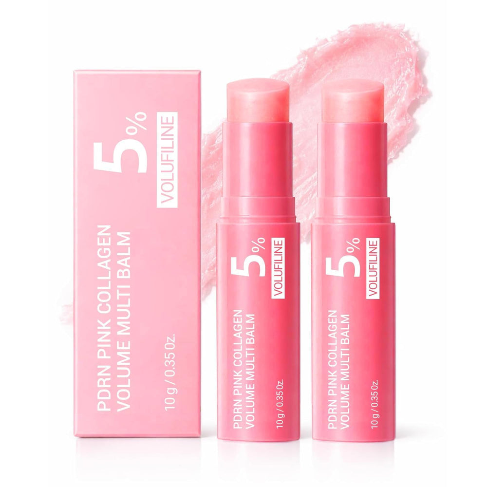 LELLURE front packaging showing two balm sticks and benefits