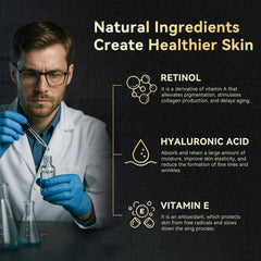 LemeTree ingredient display with grass-fed tallow, hyaluronic acid, and retinol