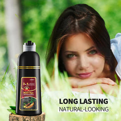 leorx before and after result showing refreshed brown tone