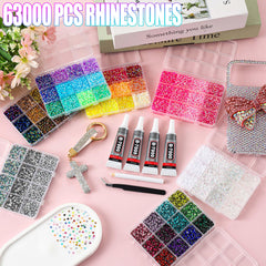 LERBOU vibrant gem color array displaying 59 colors for customization
