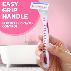 Leriton razor with protective cap to prevent accidental cuts
