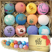 LifeAround2Angels front packaging showing 12-bath-bomb set, ready to gift