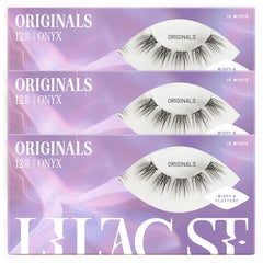 Lilac St front packaging showing 3-pack cluster lashes and clear labeling for easy selection