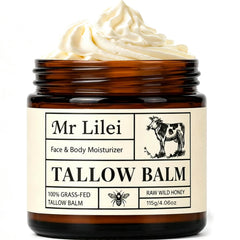 Lilei Beauty jar front view showing clean label and unscented balm benefit
