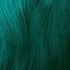 Lime Crime Sea Witch being applied in salon for even coverage and bold teal results
