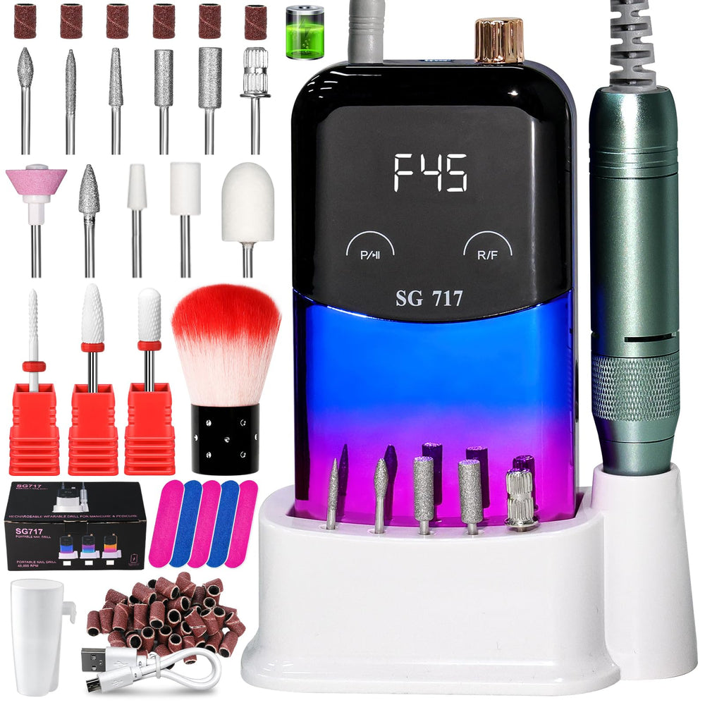 LimeGirl front view of complete kit showing compact base and handpiece benefit portability