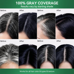 Limer in-use with gloved hands applying shampoo, quick 20-minute color