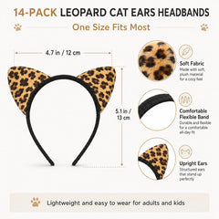 LIONSOUL close-up of leopard fabric ear showing soft texture benefit