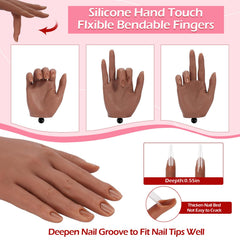 LIONVISON posed flexible fingers demonstrating adjustable angles for better technique