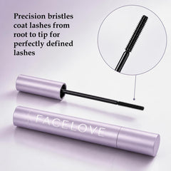 Lipifil before and after lashes comparison demonstrating fuller, longer appearance