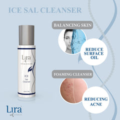 Lira Clinical tube next to a coin showing travel-size 6oz convenience