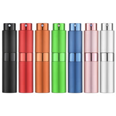 LISAPACK atomizer front view showing compact aluminum design and spray cap benefit
