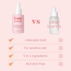 lissy skincare texture close-up highlighting lightweight serum soak-in