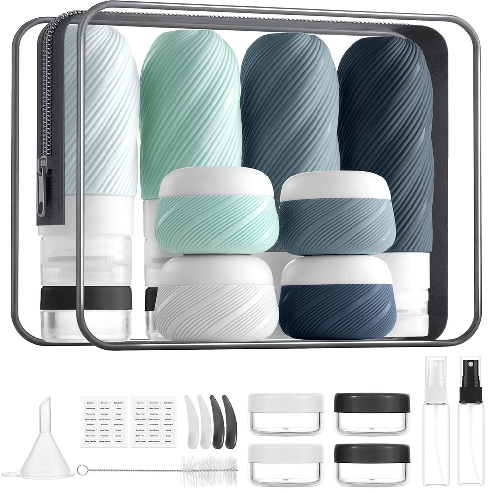 LitBear front view of full 23-piece kit showing organized travel-ready set and convenience