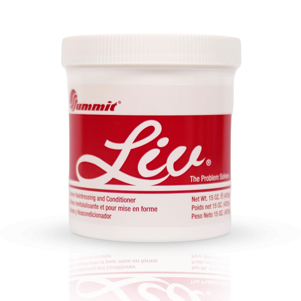 LIV Summit Creme front packaging showing jar and label benefits