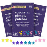 LivaClean front packaging showing 3-pack value and star patch artwork for convenience