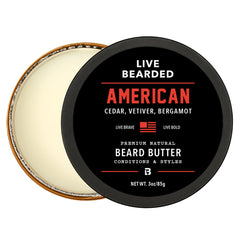 Live Bearded front jar showing packaging and 3 fl oz size benefit of clear labeling