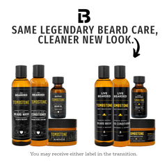 Live Bearded beard wash texture on fingertip showing gentle cleanse benefit