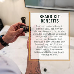 Live Bearded butter jar open to show creamy texture and conditioning benefit