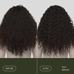 Living Proof open cap revealing creamy curl definer texture and easy spread
