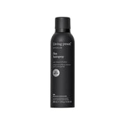 Living Proof front packaging showing bottle and logo, professional-looking benefit